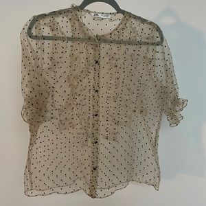 Zara Sheer Blouse